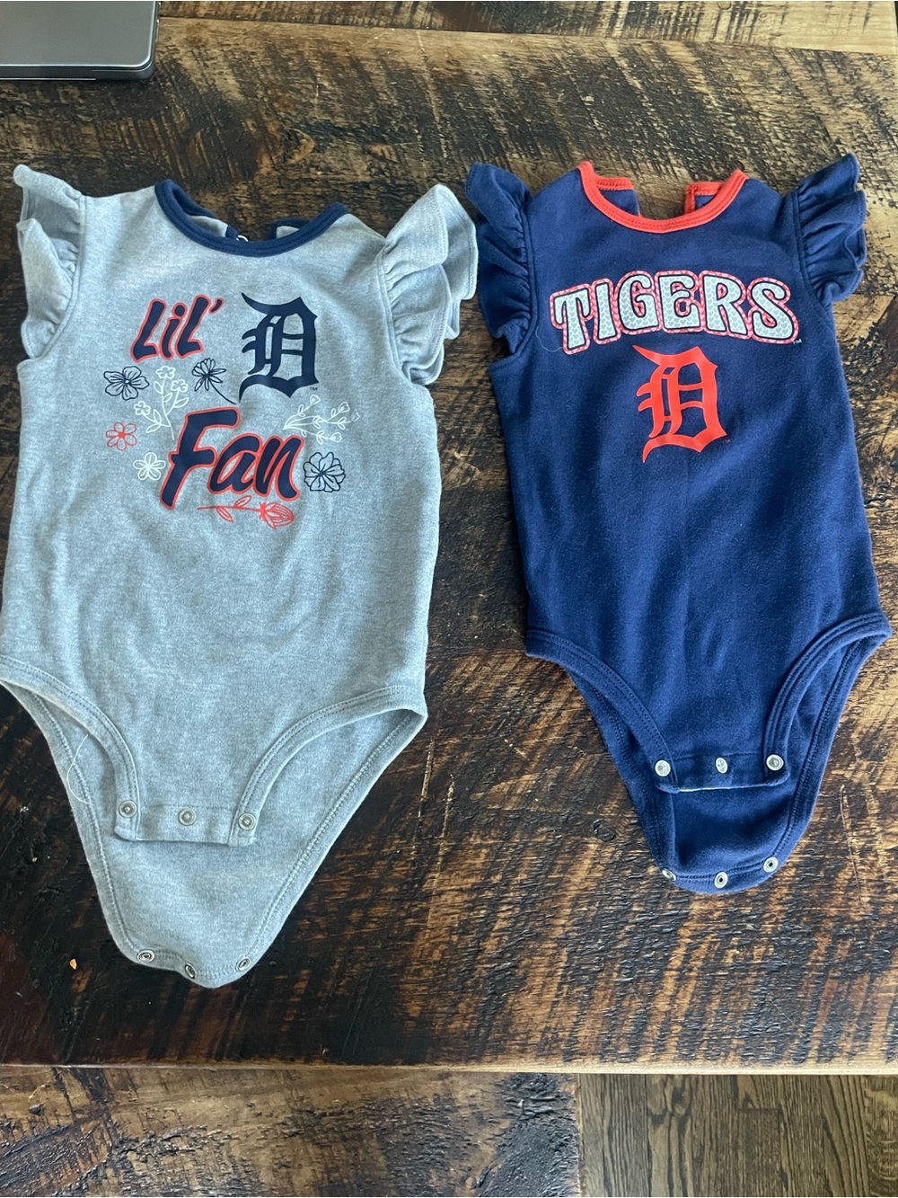 Toddler Girl Detroit Tigers Onesies